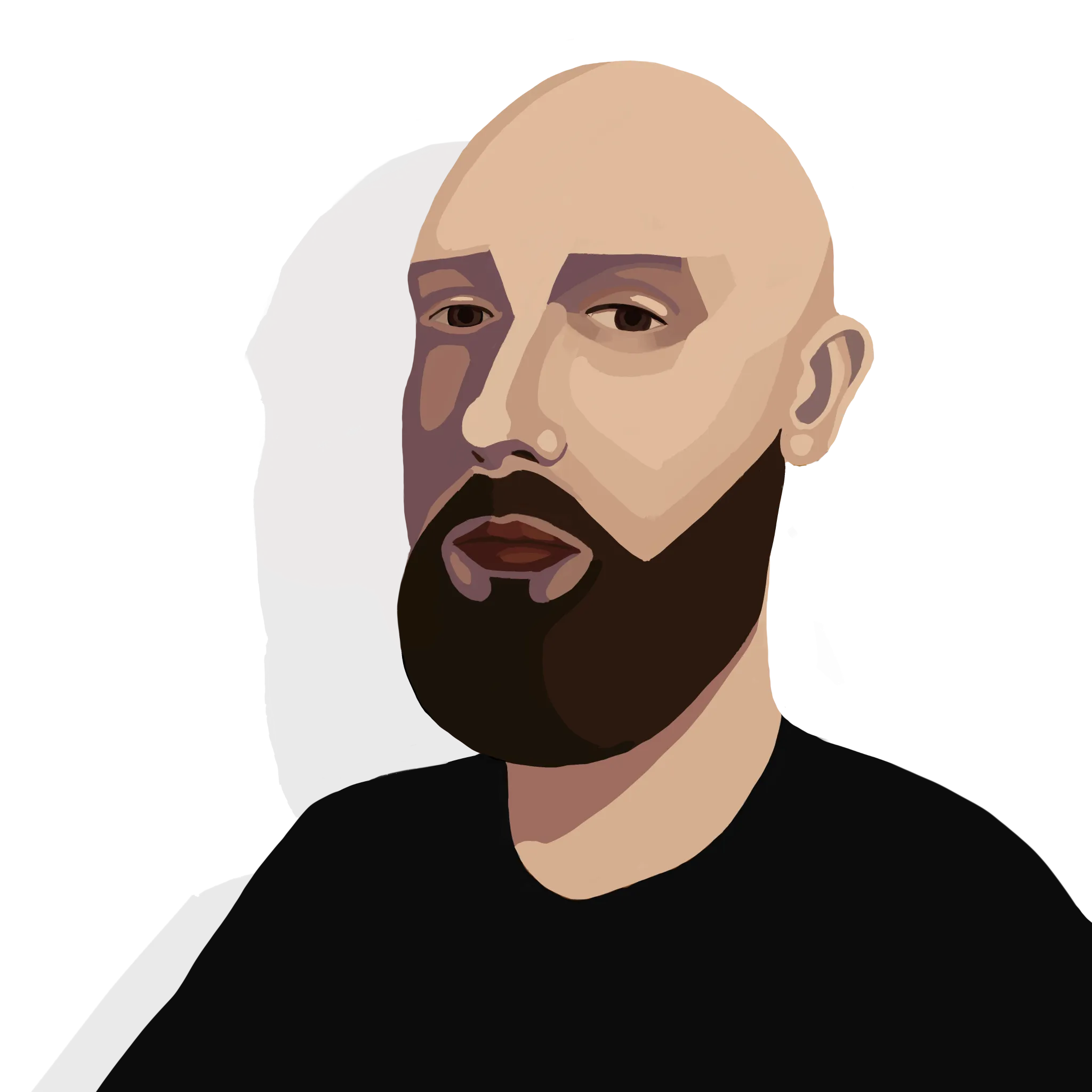 profile image in illustration style