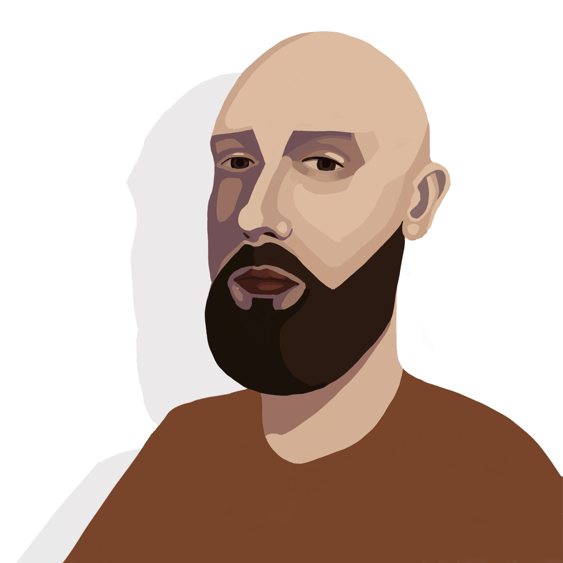 profile image in illustration style