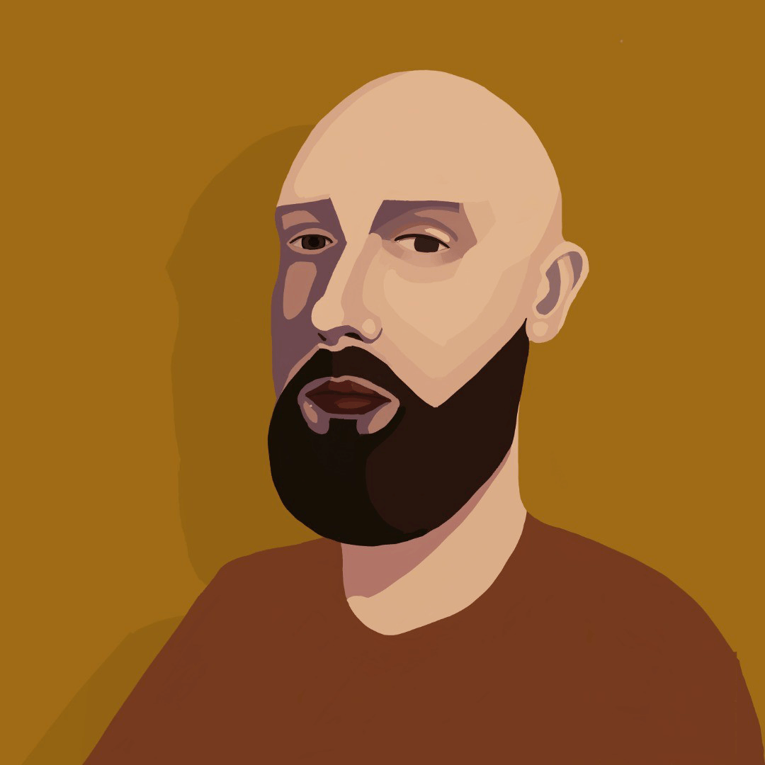profile image in illustration style