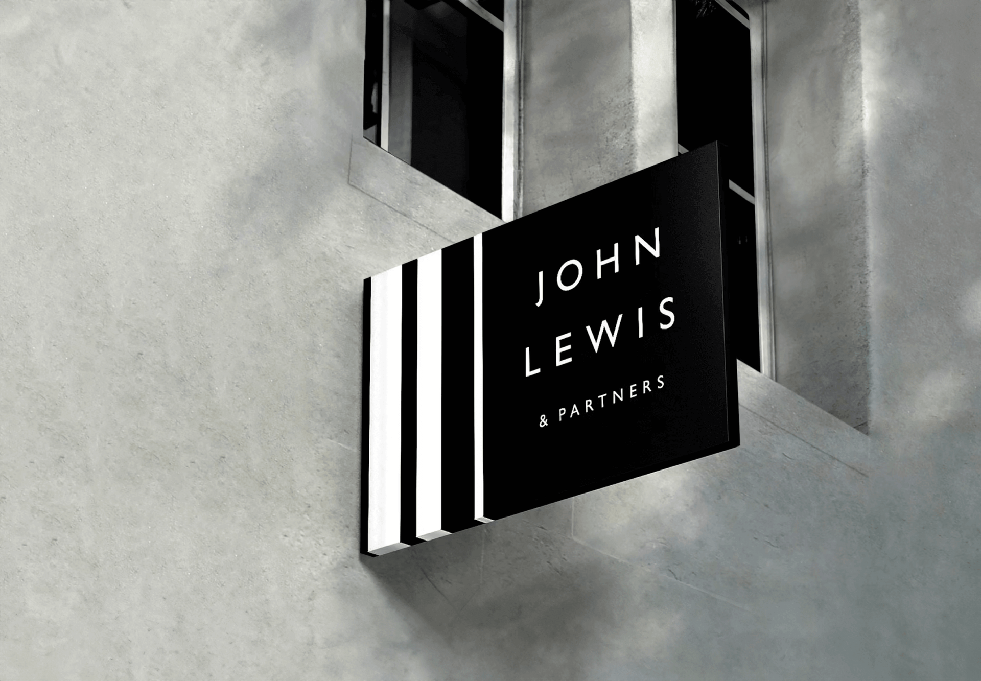 John lewis shop sign